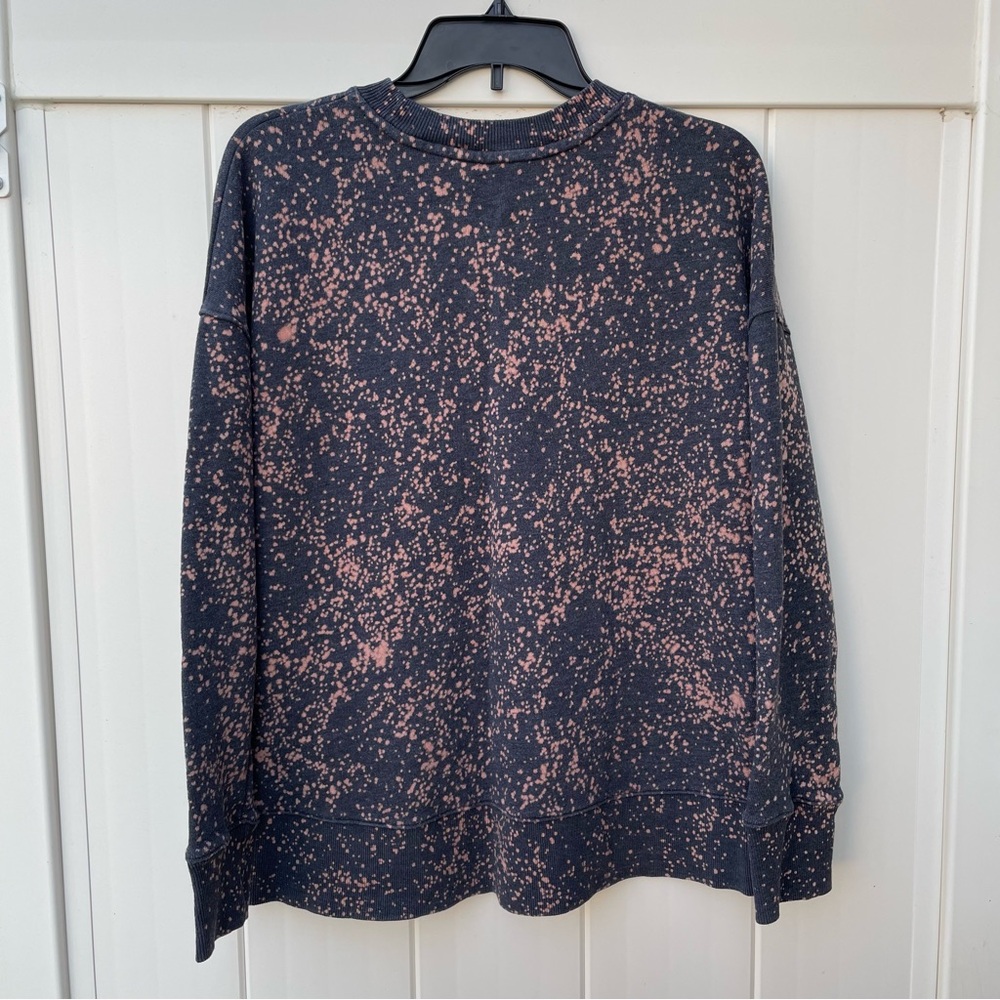 🌻5/$15🌻 Time & Tru | Bleach Dyed Pullover Sweater - Picture 5 of 7